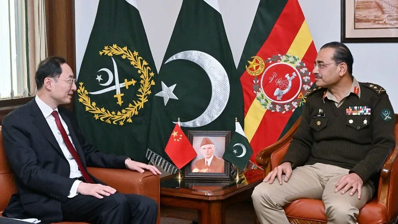 Chinese Vice FM meets COAS, hails Pakistan's efforts for regional peace & stability