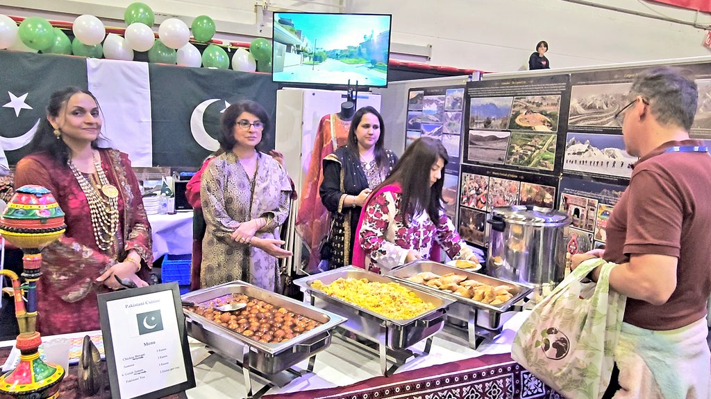 Pakistan Pavilion Shines at the International Festival Organized by the International School of Brussels