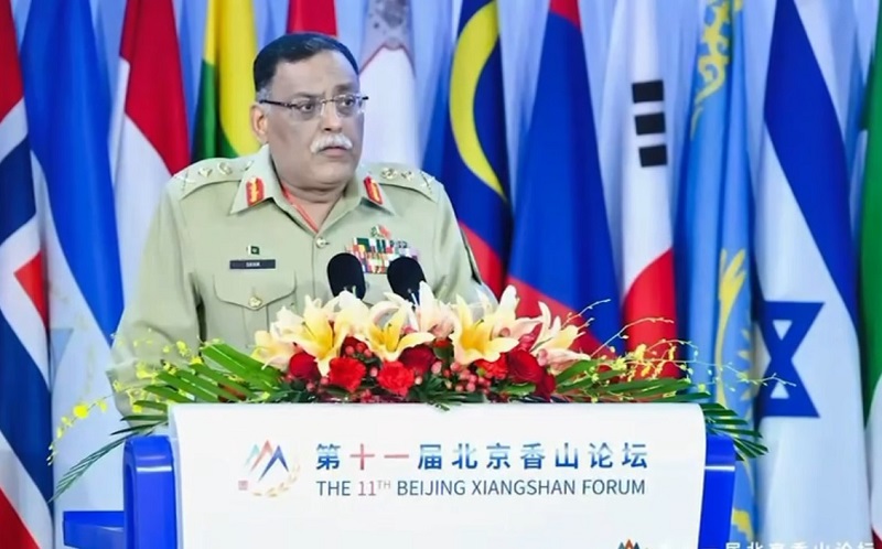 General Sahir Shamshad meets Chinese leaderhship, delivers talk at 11th Beijing Xiangshan Forum