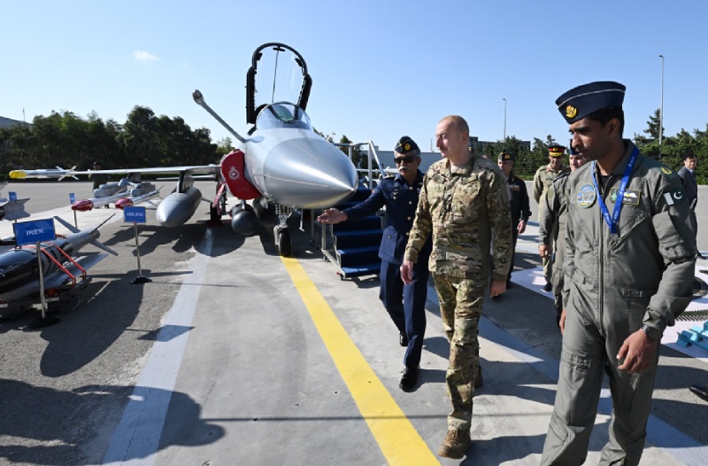 JF-17C multirole aircrafts presented to Azerbaian’s President Ilham Aliyev