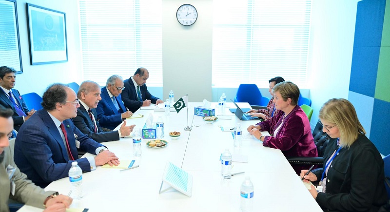 PM Shahbaz meets MD IMF, highlightes govt’s commitment to implementing structural reforms