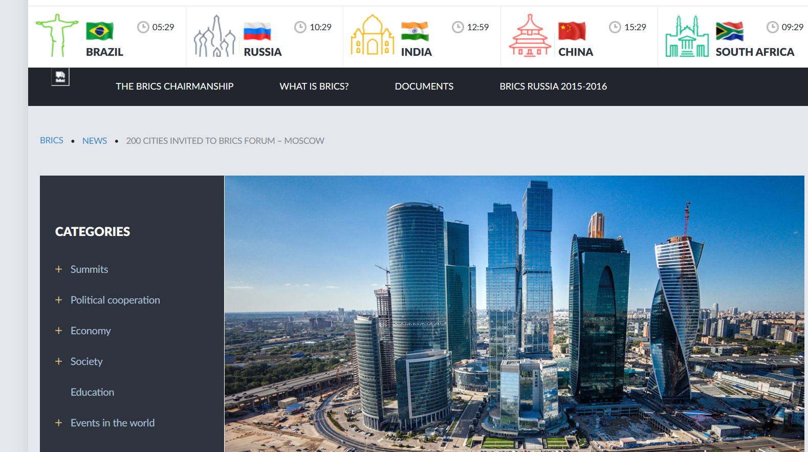 BRICS Summit starts in Kazan Russia