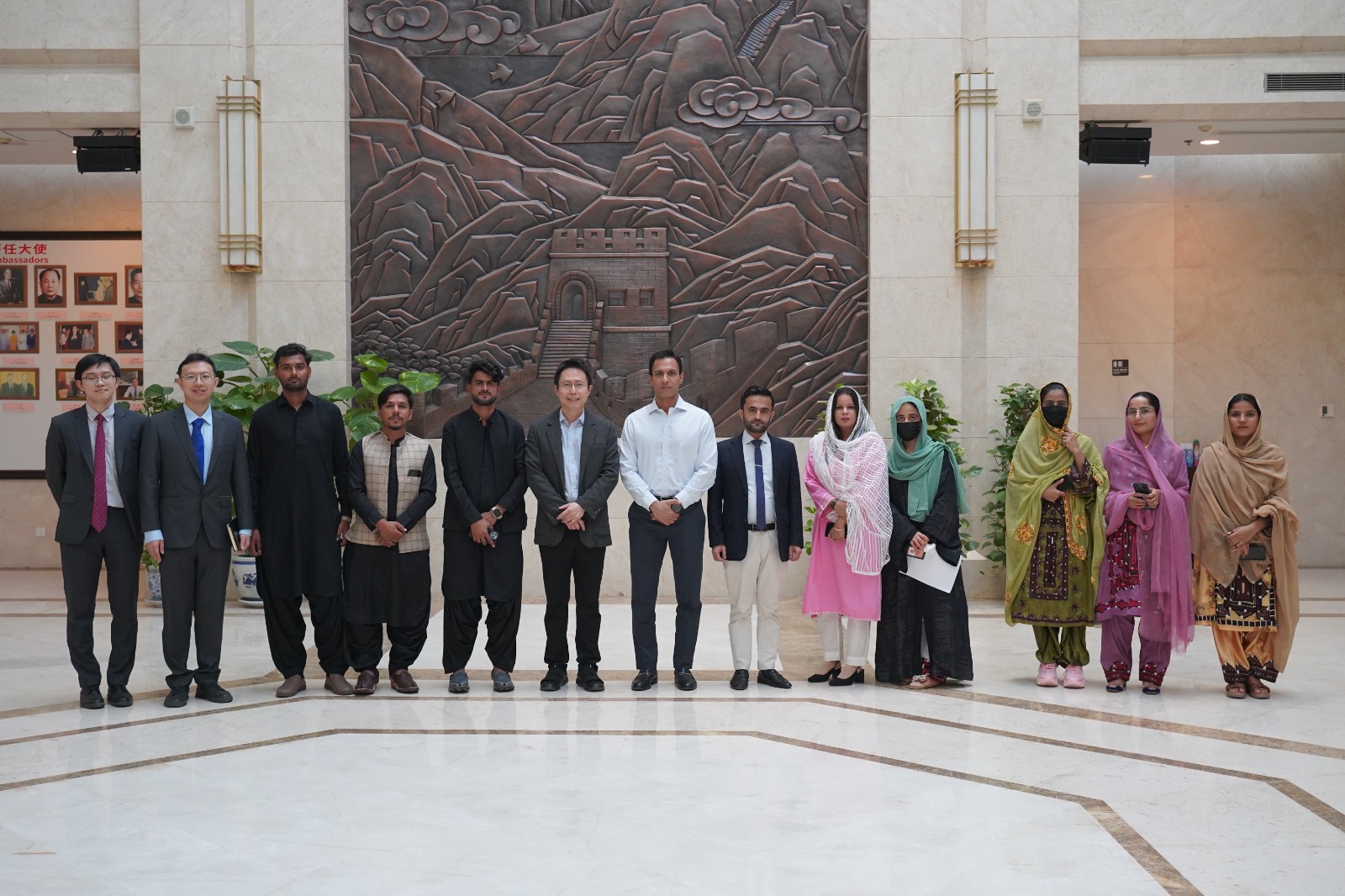 Pakistan-China Institute concludes 4th batch of Balochistan Youth Engagement Program, empowering future leaders Islamabad, 25 November 2024: The Pakistan-China Institute, in collaboration with the Embassy of the People's Republic of China in Islamabad, successfully concluded the 4th Batch of the Balochistan Youth Engagement Program, featuring participants from the University of Gwadar. This initiative aims to empower the youth of Balochistan by providing exposure to key stakeholders, fostering strategic dialogues, and promoting cultural immersion. Over four days, the program offered students a unique opportunity to engage with diplomats, business leaders, and policymakers, deepening their understanding of the China-Pakistan Economic Corridor (CPEC) and its transformative role in Balochistan’s development. During their visit to the Chinese Embassy in Islamabad, the students were warmly received by Mr. Wang Shengjie, Political Counsellor, who delivered an inspiring speech highlighting the enduring Pakistan-China friendship. He underscored the importance of youth in strengthening bilateral ties, stating, “The youth are the custodians of the future. Programs like these are crucial in fostering people-to-people connections between our two nations.” The students were also introduced to the CPEC framework through a presentation and video by young diplomats, illustrating the initiative’s impact on regional connectivity and economic growth. On the second day, the delegation visited the China Media Group office in Islamabad, where they explored initiatives aimed at fostering media collaboration and promoting cultural understanding between Pakistan and China. This was followed by a visit to the Ministry of Foreign Affairs, where the delegation was warmly welcomed by Ms. Mumtaz Zahra Baloch, Spokesperson for the Ministry of Foreign Affairs. During an in-depth briefing, Ms. Baloch shared valuable insights into Pakistan's foreign policy priorities, particularly its strategic engagements with key regions, including China, the USA, the Middle East, Central Asia, and Africa. She emphasized that Pakistan’s relationship with China remains the cornerstone of its foreign policy, rooted in mutual trust and shared interests. The delegation also had the honor of meeting Deputy Prime Minister and Federal Minister for Foreign Affairs Ishaq Dar. Additionally, they participated in a dialogue with the China Chamber of Commerce in Pakistan (CCCPK), where representatives of Chinese enterprises discussed ongoing projects and investment strategies. Mustafa Hyder Sayed, Executive Director of the Pakistan-China Institute, remarked, “This program exemplifies how diplomacy and development converge. By engaging with stakeholders, the youth of Balochistan can better understand the opportunities that CPEC and bilateral cooperation offer.” The students also visited the Institute of Strategic Studies Islamabad (ISSI) to explore the dynamics of policy and strategy. On the third day, a major highlight was a lecture delivered by Ambassador Naghmana Hashmi, Former Pakistani Ambassador to China. She addressed the challenges posed by misinformation and emphasized the role of Chinese investments in Balochistan’s socio-economic upliftment. In her address, she stated, “Misinformation about Balochistan undermines the progress being made. It is imperative to showcase the tangible benefits that Chinese collaboration has brought to the region.” Another significant session was led by Zou Yaodong, Chief Staff of the Administration Department of the China Overseas Port Holding Company (COPHC). He provided a detailed overview of Gwadar’s development under COPHC’s leadership, highlighting its strategic significance in the CPEC framework. “Gwadar is a symbol of hope and prosperity for Balochistan and Pakistan. COPHC is committed to making it a hub of regional connectivity and economic transformation,”he said. The cultural aspect of the program included visits to iconic sites in Islamabad, such as the Pakistan Monument, Lok Virsa Museum, and Margalla Hills. These excursions deepened the students’ connection to Pakistan’s rich cultural heritage, complementing the program’s educational focus. The 4th Batch of the Balochistan Youth Engagement Program continues to exemplify the Pakistan-China Institute’s dedication to nurturing future leaders and fostering regional connectivity. By equipping youth with knowledge, exposure, and critical insights, the program strengthens the foundation for a prosperous Balochistan and reinforces the enduring Pakistan-China partnership.