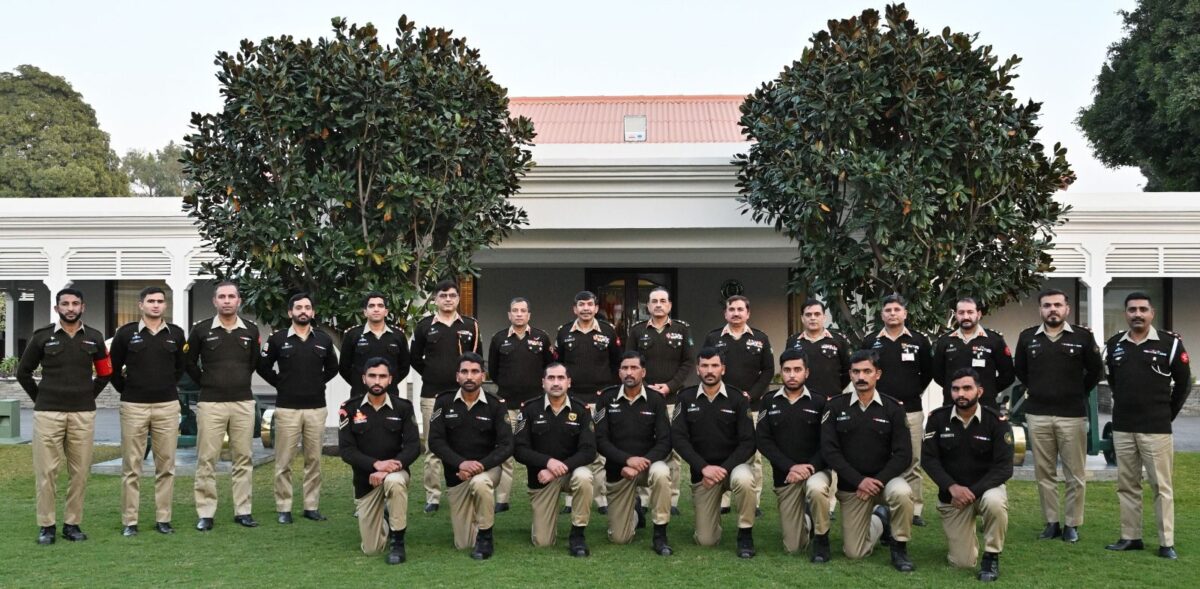 Pakistan Army team that secured the prestigious Gold Medal in the “Exercise Cambrian Patrol”