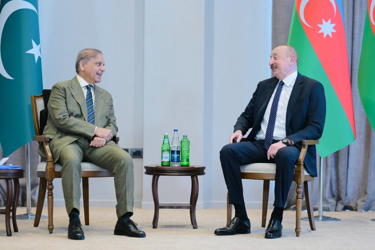 PM Shehbaz Sharif met Ilham Aliyev in Lachin