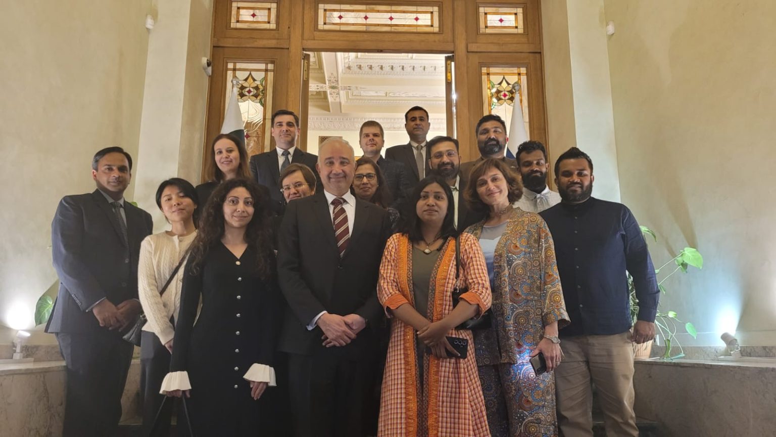 Ambassador Faisal Niaz Tirmizi hosted dinner for South Asian journalists in Moscow