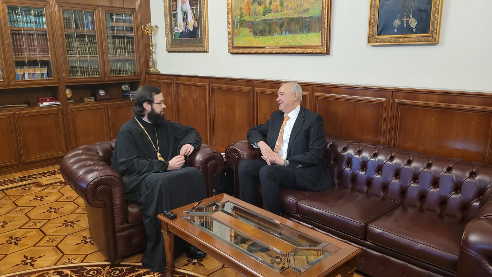 Press Release Ambassador of Pakistan to Russia meets with His Eminence Metropolitan Anthony of Volokolamsk, Chairman of the Department for External Church Relations of the Russian Orthodox Church The Ambassador of Pakistan to the Russian Federation, H.E. Mr. Faisal Niaz Tirmizi, met today with His Eminence Metropolitan Anthony of Volokolamsk, Chairman of the Department for External Church Relations of the Russian Orthodox Church. The meeting focused on the vital role of inter-religious cooperation for strengthening the ties between the nations. Ambassador Tirmizi and Metropolitan Anthony exchanged views on the deep-rooted similarities between Islam and Orthodox Christianity, especially reflected in the shared values, views on the traditional family unity and moral and ethical upbringing of the younger generation. Ambassador Tirmizi highly valued the long-standing tradition of interfaith harmony in Russia, noting it as a successful model of peaceful coexistence and specifically lauded the efforts of the Russian Orthodox Church in fostering this environment. The Ambassador emphasized that, in an increasingly fragmented world, inter-religious engagement is a "need of our time" to effectively promote global unity and peace. Concluding the meeting, both sides reaffirmed their dedication to maintaining a path of active cooperation and dialogue. Moscow, April 29, 2026