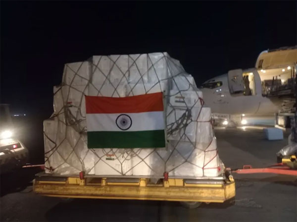 Indian military consignment landed at Kabul Airport